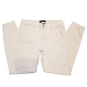 Aeropostale Tan Skinny Pants Size 8 Khaki Stretch Mid Rise